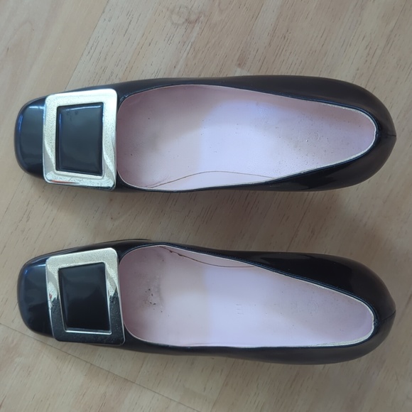 Celine black pattern leather high heel - Picture 2 of 9